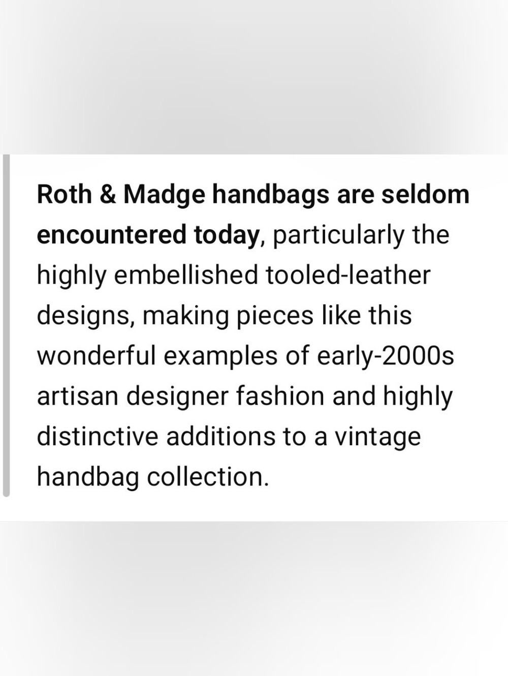 Vintage Roth & Madge Swarovski Crystal Tooled Leather Mini Bag Wristlet - Picture 15 of 17